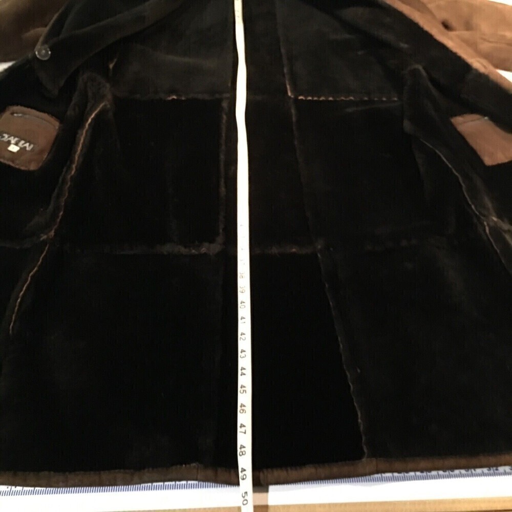 Searle-blatt Full Length SUEDE/SHEARLING Coat, Size Large, Pre-owned Vintage,EUC - Picture 5 of 12
